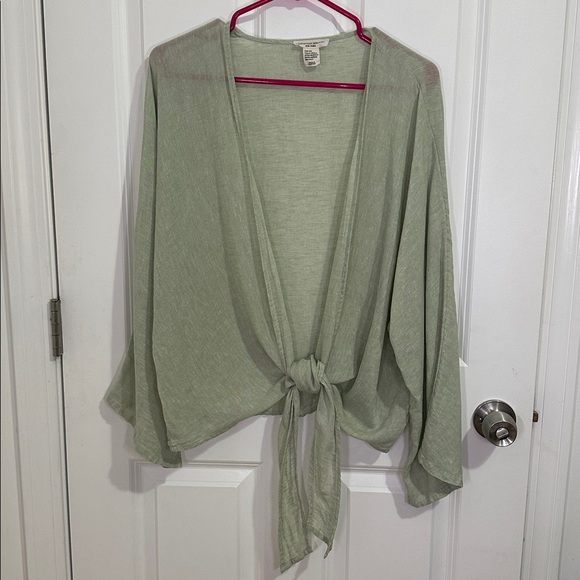 Christian Siriano Sweaters - Christian Siriano NY Light Green Women's Cardigan OS (See Measurements)
